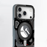 iPhone 18 Pro Uyumlu Kılıf M-safe Şarj Özellikli Youngkit Starship Serisi Kapak - Siyah