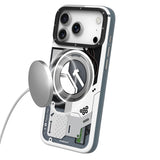 iPhone 18 Pro Uyumlu Kılıf M-safe Şarj Özellikli Youngkit Starship Serisi Kapak - Beyaz