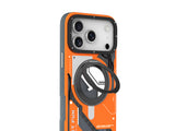 iPhone 18 Pro Uyumlu Kılıf M-safe Şarj Özellikli Youngkit Starship Serisi Kapak - Turuncu
