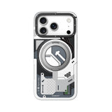 iPhone 18 Pro Uyumlu Kılıf M-safe Şarj Özellikli Youngkit Starship Serisi Kapak - Beyaz