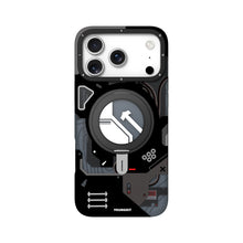 iPhone 18 Pro Uyumlu Kılıf M-safe Şarj Özellikli Youngkit Starship Serisi Kapak - Siyah
