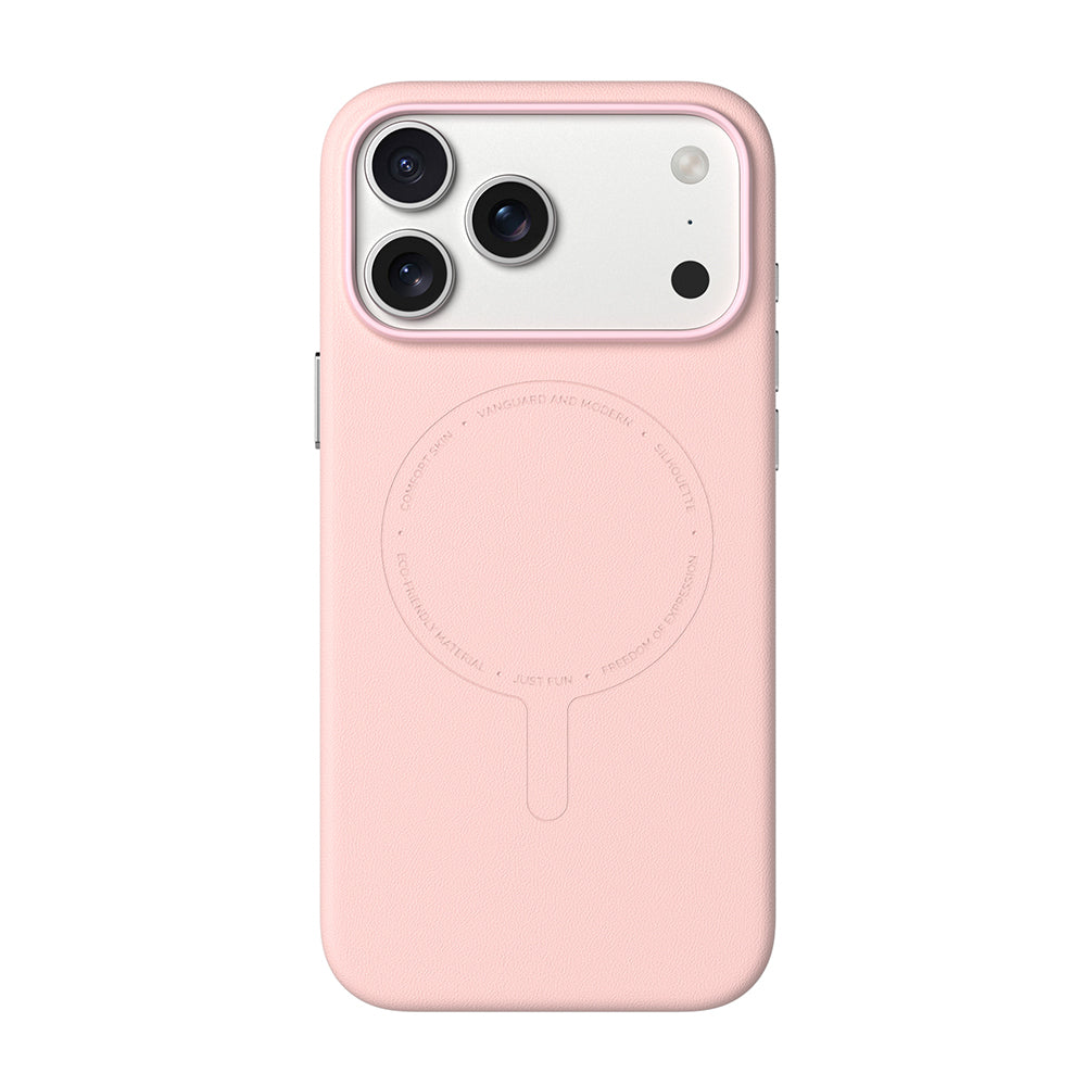 iPhone 18 Pro Uyumlu Kılıf M-Safe Şarj Özellikli Youngkit Vela Serisi Kapak - Pembe
