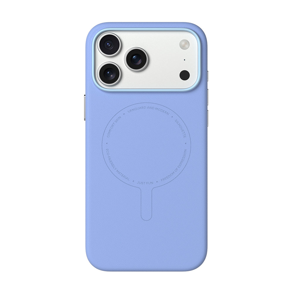 iPhone 18 Pro Uyumlu Kılıf M-Safe Şarj Özellikli Youngkit Vela Serisi Kapak - Mavi