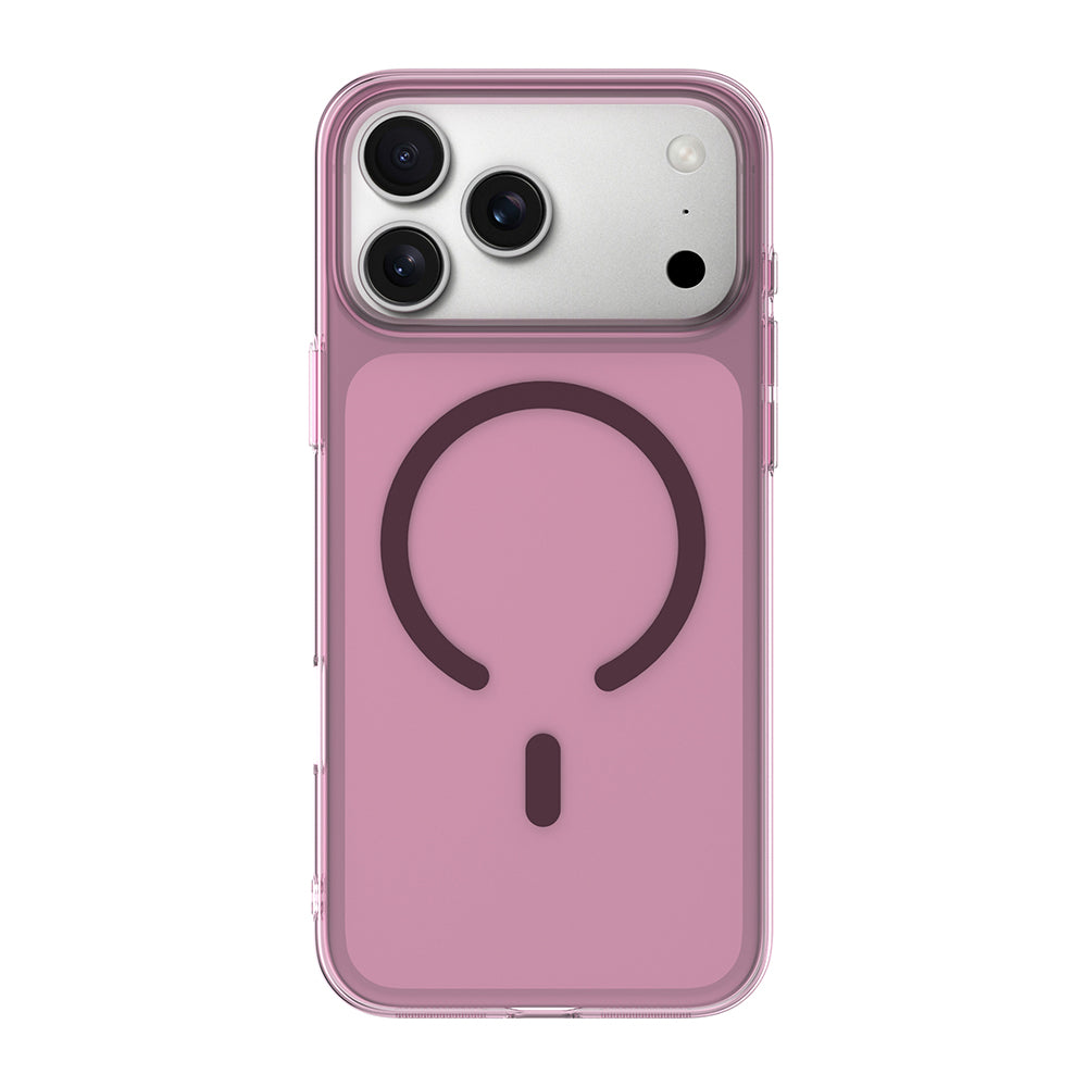 iPhone 18 Pro Max Uyumlu Kılıf M-safe Şarj Özellikli Youngkit High Definition Serisi Kapak - Bordo