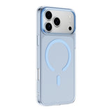 iPhone 18 Pro Max Uyumlu Kılıf M-safe Şarj Özellikli Youngkit High Definition Serisi Kapak - Mavi