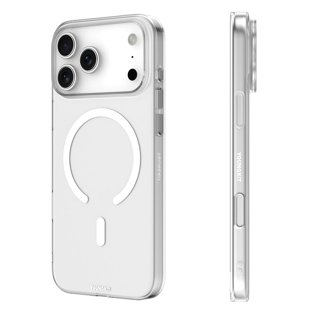 iPhone 18 Pro Max Uyumlu Kılıf M-safe Şarj Özellikli Youngkit High Definition Serisi Kapak