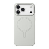 iPhone 18 Pro Max Uyumlu Kılıf M-Safe Şarj Özellikli Youngkit Morandi Serisi Kapak - Gri