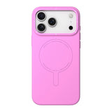 iPhone 18 Pro Max Uyumlu Kılıf M-Safe Şarj Özellikli Youngkit Morandi Serisi Kapak - Pembe