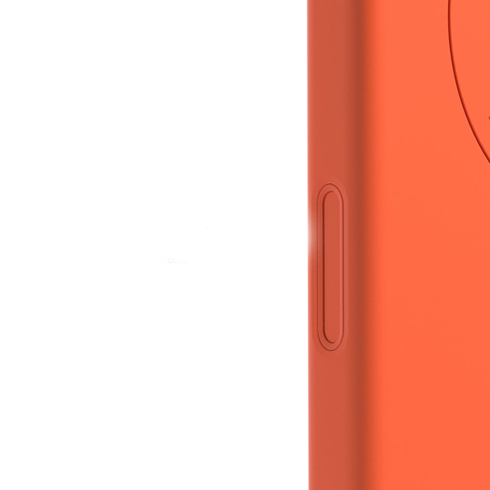 iPhone 18 Pro Max Uyumlu Kılıf M-Safe Şarj Özellikli Youngkit Morandi Serisi Kapak - Turuncu