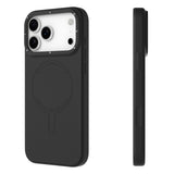 iPhone 18 Pro Max Uyumlu Kılıf M-Safe Şarj Özellikli Youngkit Morandi Serisi Kapak - Siyah