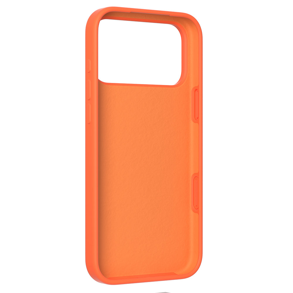 iPhone 18 Pro Max Uyumlu Kılıf M-Safe Şarj Özellikli Youngkit Morandi Serisi Kapak - Turuncu