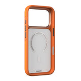 iPhone 18 Pro Max Uyumlu Kılıf M-safe Şarj Özellikli Youngkit Rock Sand Serisi Kapak Turuncu