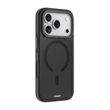 iPhone 18 Pro Max Uyumlu Kılıf M-safe Şarj Özellikli Youngkit Rock Sand Serisi Kapak Siyah
