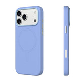 iPhone 18 Pro Max Uyumlu Kılıf M-Safe Şarj Özellikli Youngkit Vela Serisi Kapak - Mavi