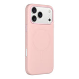 iPhone 18 Pro Max Uyumlu Kılıf M-Safe Şarj Özellikli Youngkit Vela Serisi Kapak - Pembe