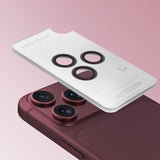 iPhone 18 Pro Max Youngkit Alloy Original Parlama Önleyici Kamera Lens Koruyucu Aparatlı