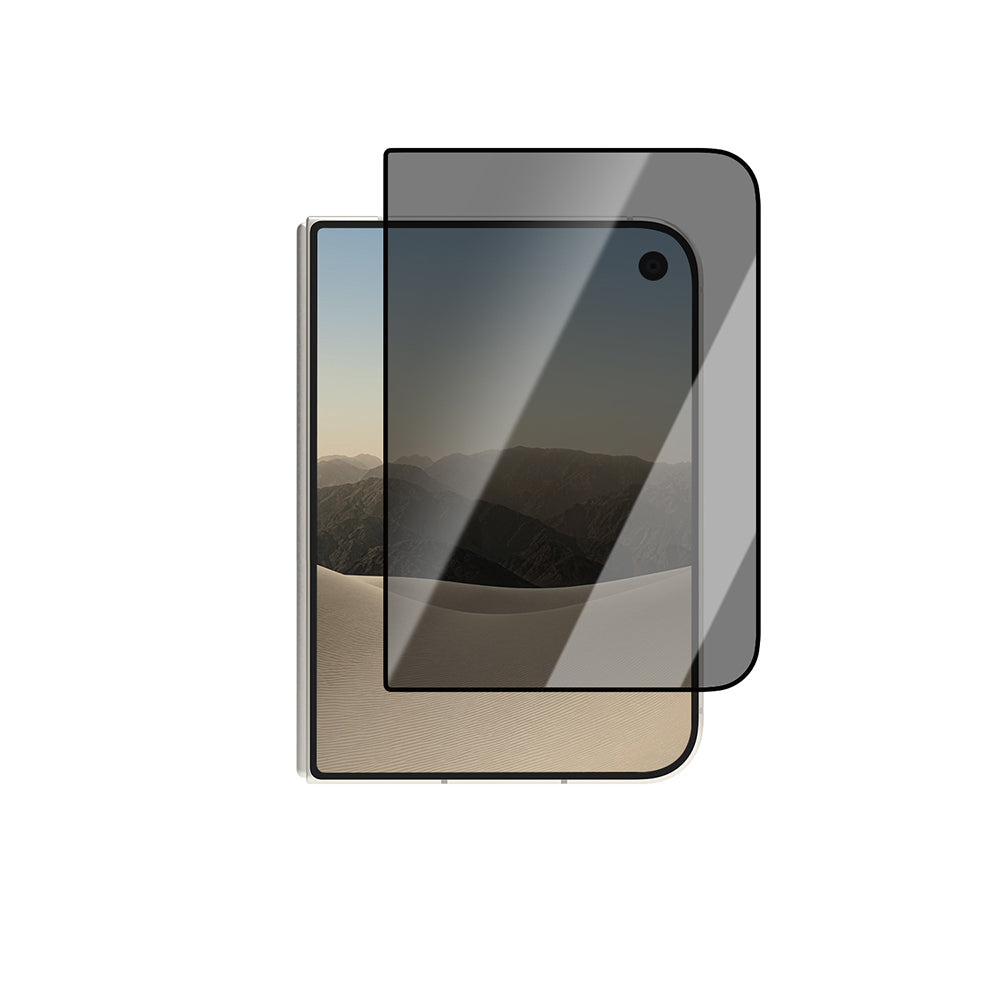 iPhone Duo Applicator Serisi 2.5D Eyesafe Mavi Işık Teknolojili 0.33mm Privacy Ekran Koruyucu Siyah
