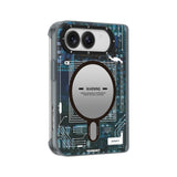 iPhone Duo Uyumlu Kılıf M-safe Özellikli Kamera Denetim Butonlu Youngkit Technology Seri Kapak Mavi