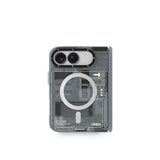 iPhone Duo Uyumlu Kılıf M-safe Özellikli Kamera Denetim Butonlu Youngkit Technology Serisi Kapak Gri