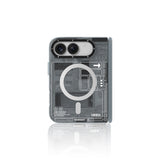 iPhone Duo Uyumlu Kılıf M-safe Özellikli Kamera Denetim Butonlu Youngkit Technology Serisi Kapak Gri