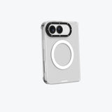 iPhone Duo Uyumlu Kılıf M-safe Şarj Özellikli Youngkit Hidden Sand Serisi Kapak Beyaz