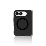 iPhone Duo Uyumlu Kılıf M-safe Şarj Özellikli Youngkit Hidden Sand Serisi Kapak Siyah