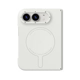 iPhone Duo Uyumlu Kılıf M-Safe Şarj Özellikli Youngkit Morandi Serisi Kapak Beyaz