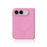 iPhone Duo Uyumlu Kılıf M-Safe Şarj Özellikli Youngkit Morandi Serisi Kapak Pembe