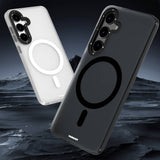 Galaxy S24 Kılıf M-safe Şarj Özellikli Youngkit Hidden Sand Serisi Kapak