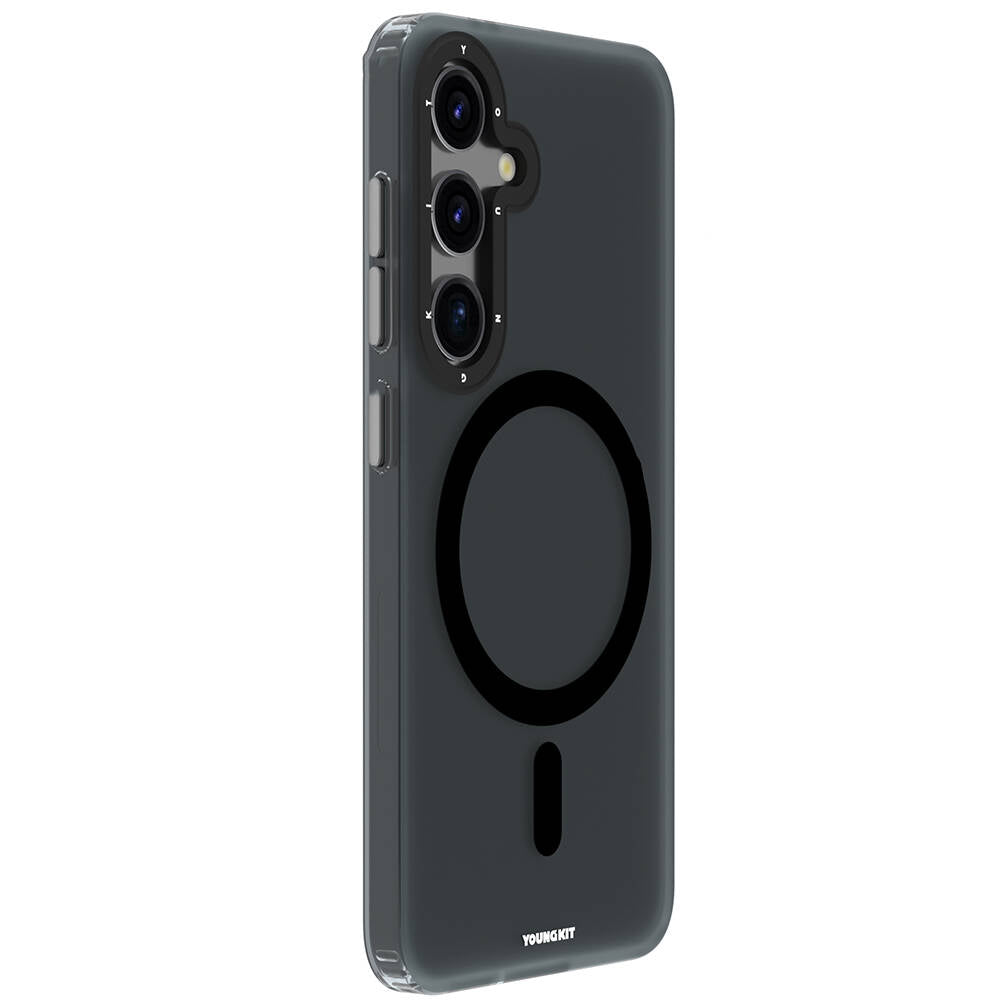 Galaxy S24 Kılıf M-safe Şarj Özellikli Youngkit Hidden Sand Serisi Kapak