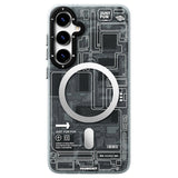 Galaxy S24 Kılıf M-safe Şarj Özellikli YoungKit Technology Serisi Kapak