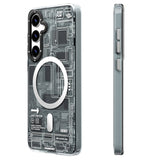 Galaxy S24 Plus Kılıf M-safe Şarj Özellikli YoungKit Technology Serisi Kapak