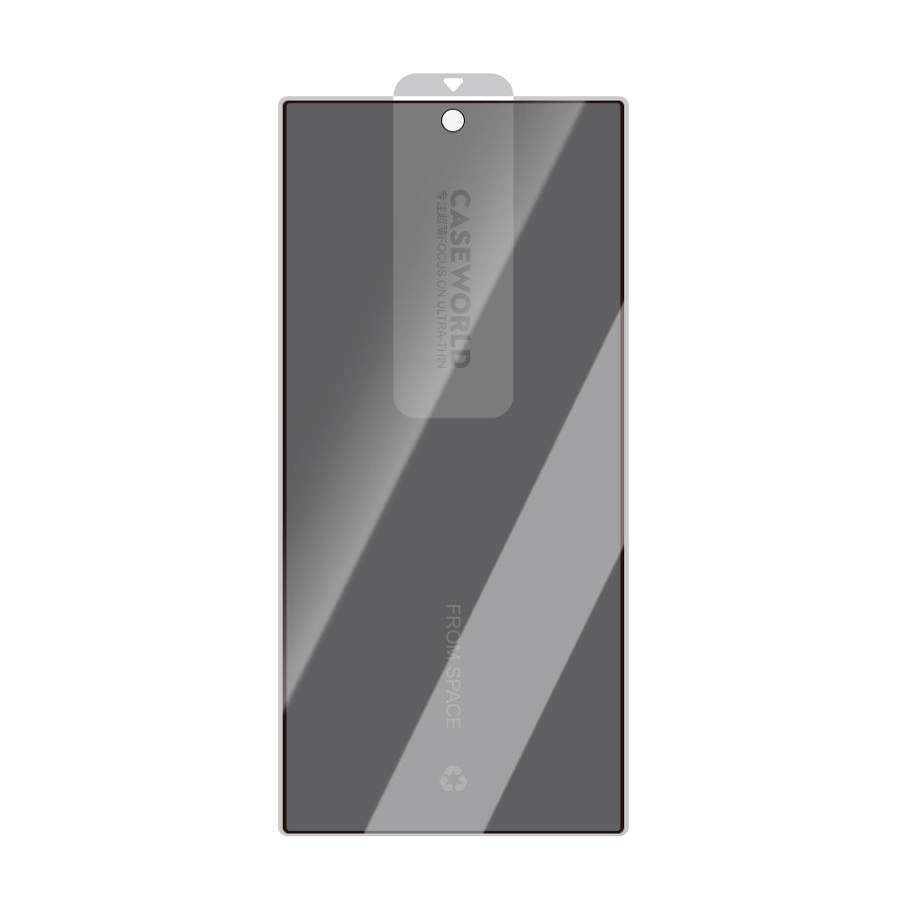 Galaxy S24 Ultra Uyumlu CaseWorld HD Serisi 0.25mm Privacy Hayalet Temperli Cam Ekran Koruyucu
