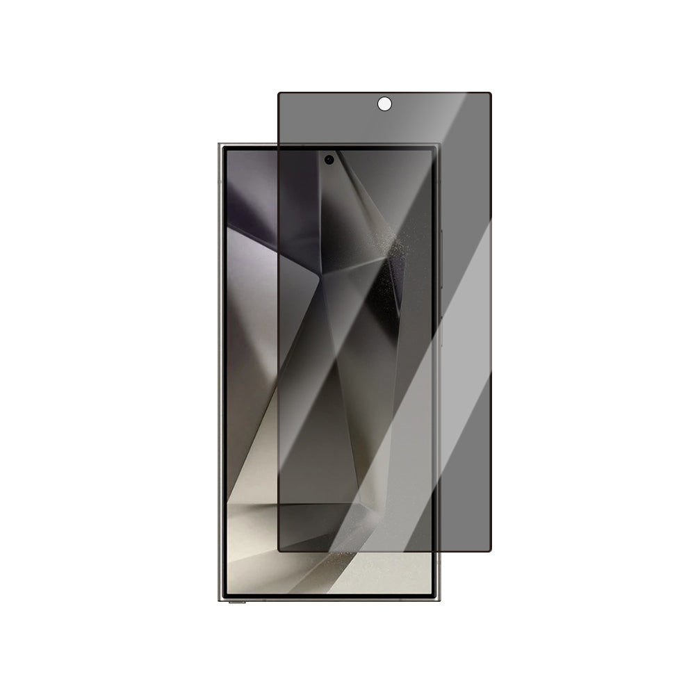 Galaxy S24 Ultra Uyumlu CaseWorld HD Serisi 0.25mm Privacy Hayalet Temperli Cam Ekran Koruyucu