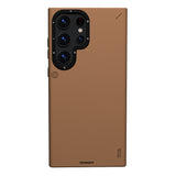 Galaxy S24 Ultra Kılıf M-safe Şarj Özellikli Basit Mat Deri Desenli Youngkit Tech Fashion Serisi Kapak