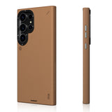 Galaxy S24 Ultra Kılıf M-safe Şarj Özellikli Basit Mat Deri Desenli Youngkit Tech Fashion Serisi Kapak