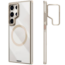 Galaxy S24 Ultra Kılıf M-safe Şarj Özellikli Sararma Önleyici Youngkit Crystal Grid Kapak