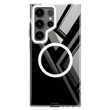 Galaxy S24 Ultra Kılıf M-safe Şarj Özellikli Sararmaya Karşı Dayanıklı Youngkit Clear Crystal Serisi Kapak