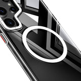 Galaxy S24 Ultra Kılıf M-safe Şarj Özellikli Sararmaya Karşı Dayanıklı Youngkit Clear Crystal Serisi Kapak