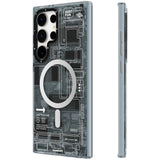 Galaxy S24 Ultra Kılıf M-safe Şarj Özellikli YoungKit Technology Serisi Kapak