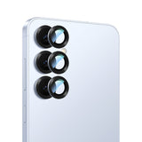 Galaxy S25 Uyumlu CaseWorld Alloy Serisi Oleofobik Anti Reflective Kamera Lens Koruyucu Mavi