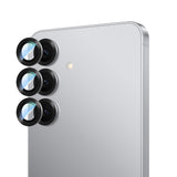 Galaxy S25 Plus Uyumlu CaseWorld Alloy Serisi Oleofobik Anti Reflective Kamera Lens Koruyucu Gümüş