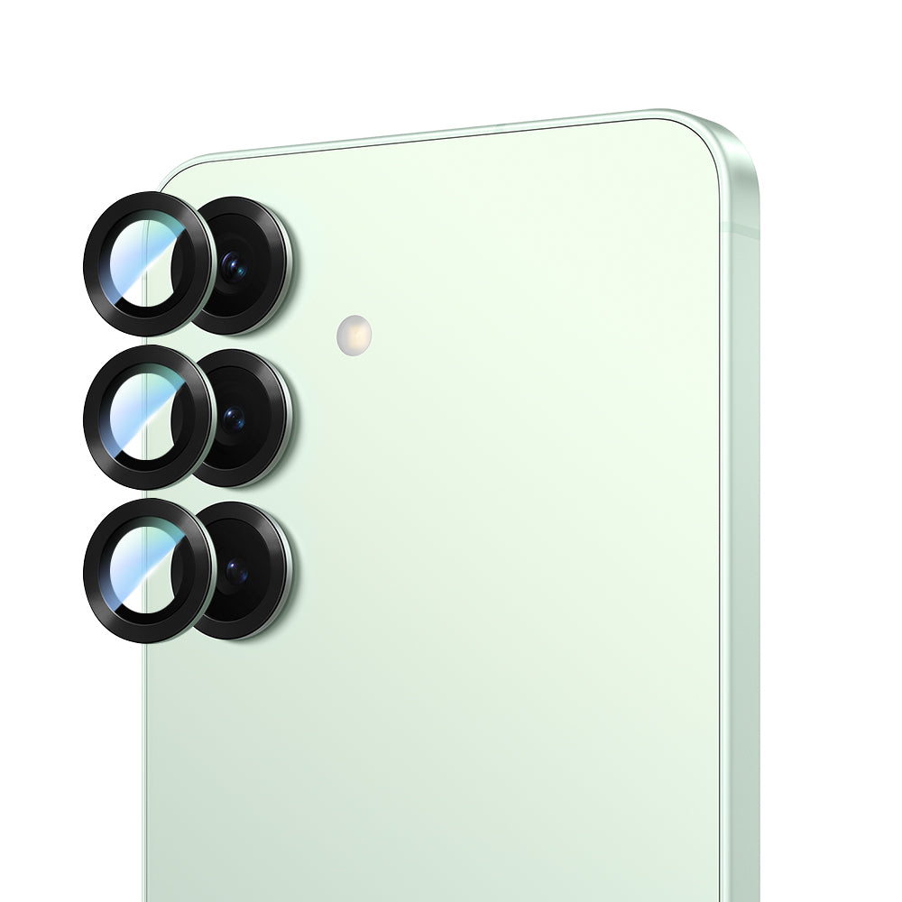 Galaxy S25 Plus Uyumlu CaseWorld Alloy Serisi Oleofobik Anti Reflective Kamera Lens Koruyucu Yeşil