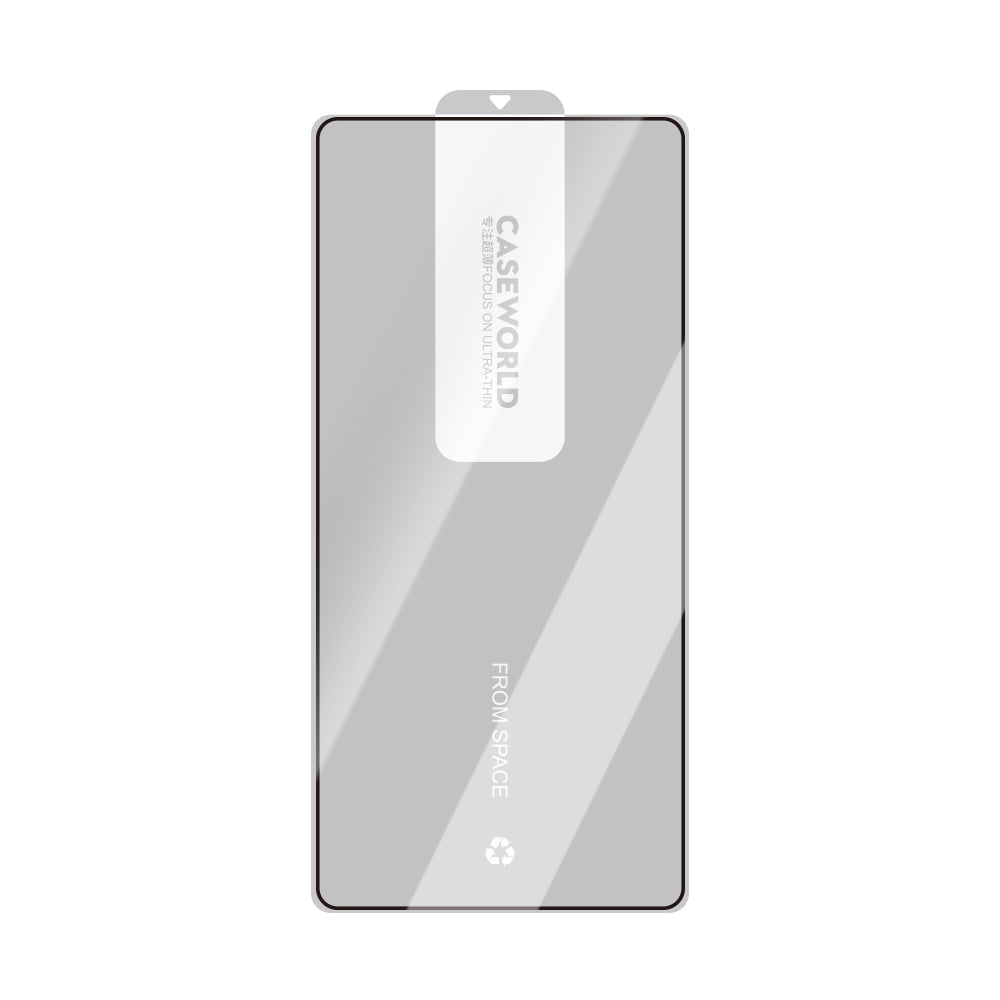 Galaxy S25 Ultra Uyumlu CaseWorld 0.25mm HD 3D Temperli Cam Ekran Koruyucu Uygulama Aparatlı