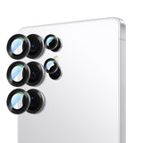 Galaxy S25 Ultra Uyumlu CaseWorld Alloy Serisi Oleofobik Anti Reflective Kamera Lens Koruyucu Gümüş