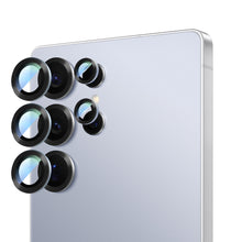 Galaxy S25 Ultra Uyumlu CaseWorld Alloy Serisi Oleofobik Anti Reflective Kamera Lens Koruyucu Mavi