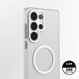 Galaxy S25 Ultra Kılıf M-safe Şarj Özellikli Şeffaf Youngkit Crystal Shield Serisi Kapak