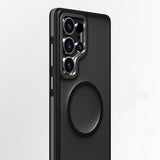 Galaxy S25 Ultra Kılıf M-safe Şarj Özellikli Youngkit Rock Sand Serisi Kapak