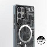 Galaxy S25 Ultra Kılıf M-safe Şarj Özellikli YoungKit Technology Serisi Kapak