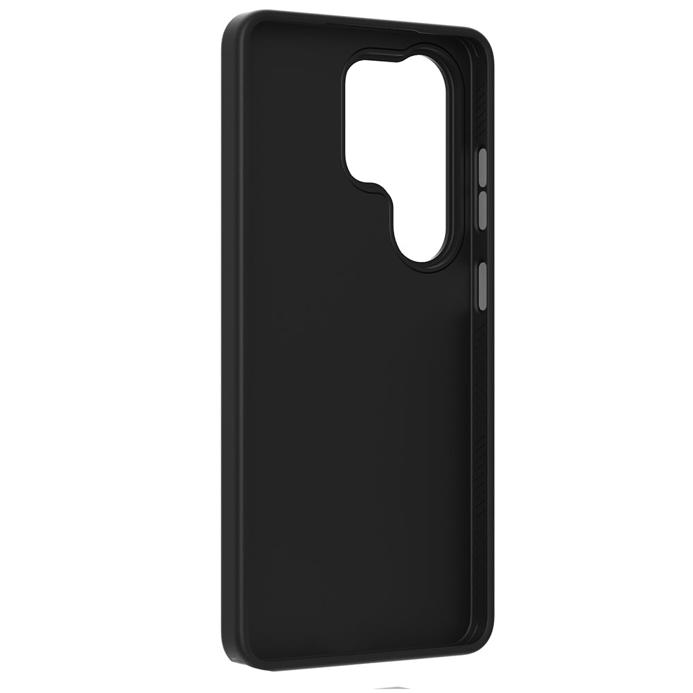 Galaxy S26 Ultra Kılıf M-safe Uyumlu Basit Mat Deri Desenli Youngkit Tech Fashion Serisi Kapak Siyah